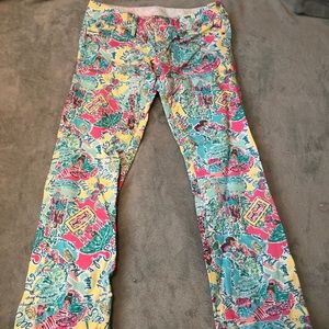 Lilly Pulitzer in the beginning jeans
